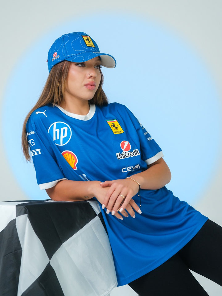2025 Scuderia Ferrari HP F1™ Monza Limited Edition Baseball Cap - Blue Scozia