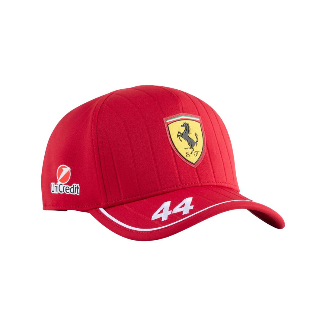 2025 Scuderia Ferrari HP F1™ Team Lewis Hamilton Men's Baseball Adult Cap - Dark Cherry Red