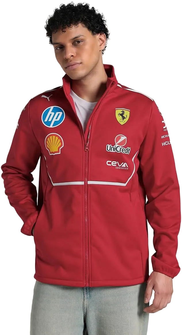 2025 Puma Scuderia Ferrari HP F1™ Team Softshell Men's Adult Official Jacket - Red