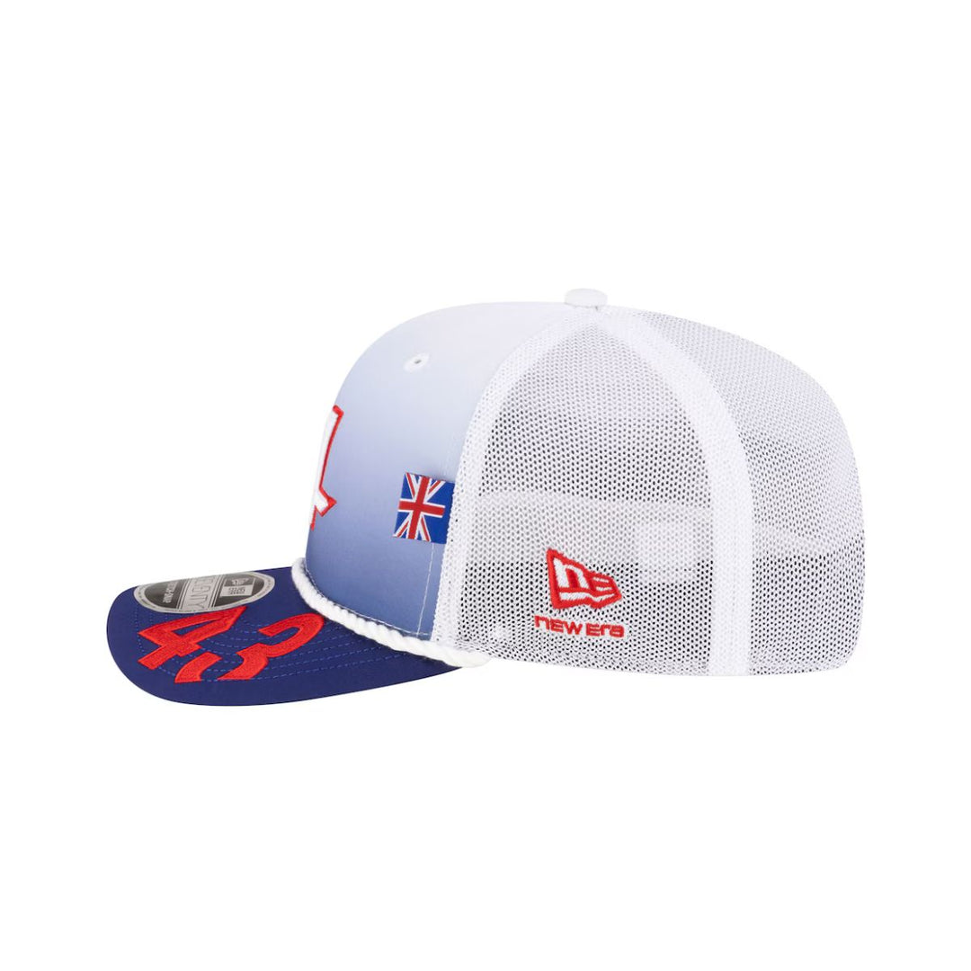 2026 Alpine Silverstone GP Franco Colapinto Unisex Baseball Cap - Blue