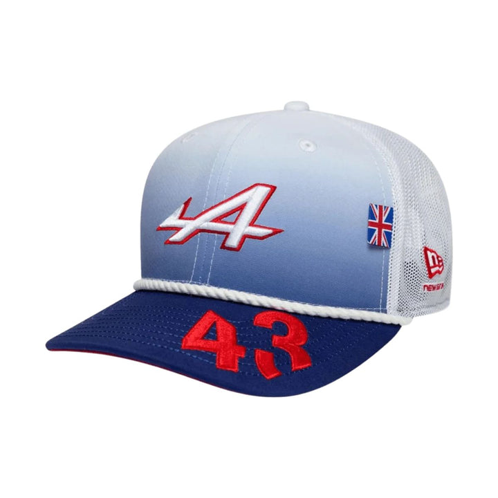 2026 Alpine Silverstone GP Franco Colapinto Unisex Baseball Cap - Blue