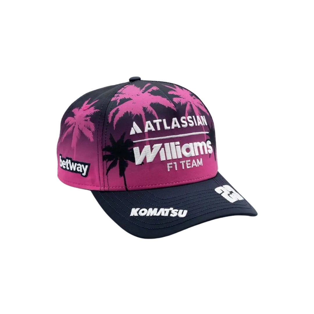 2026 Atlassian Williams Racing F1™ Team Alex Albon Miami Gp Special Edition 9Forty Cap - Pink/Navy
