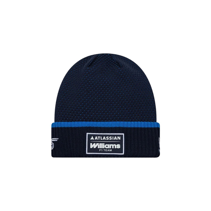 2026 Atlassian Williams Racing F1™ Team Carlos Sainz Cuff Knit Beanie Hat - Navy/Blue