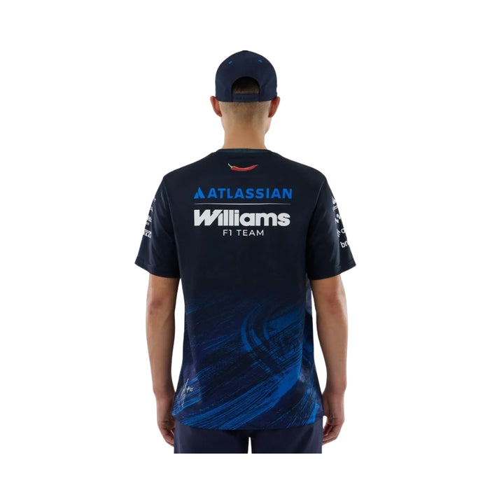 2026 Atlassian Williams Racing F1™ Team Driver2026 Carlos Sainz Tech T-Shirt – Navy