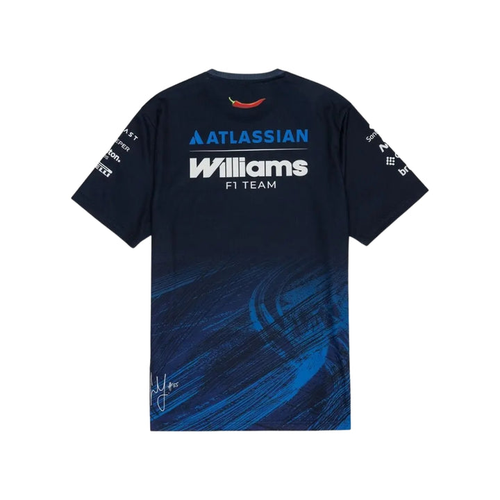 2026 Atlassian Williams Racing F1™ Team Driver2026 Carlos Sainz Tech T-Shirt – Navy