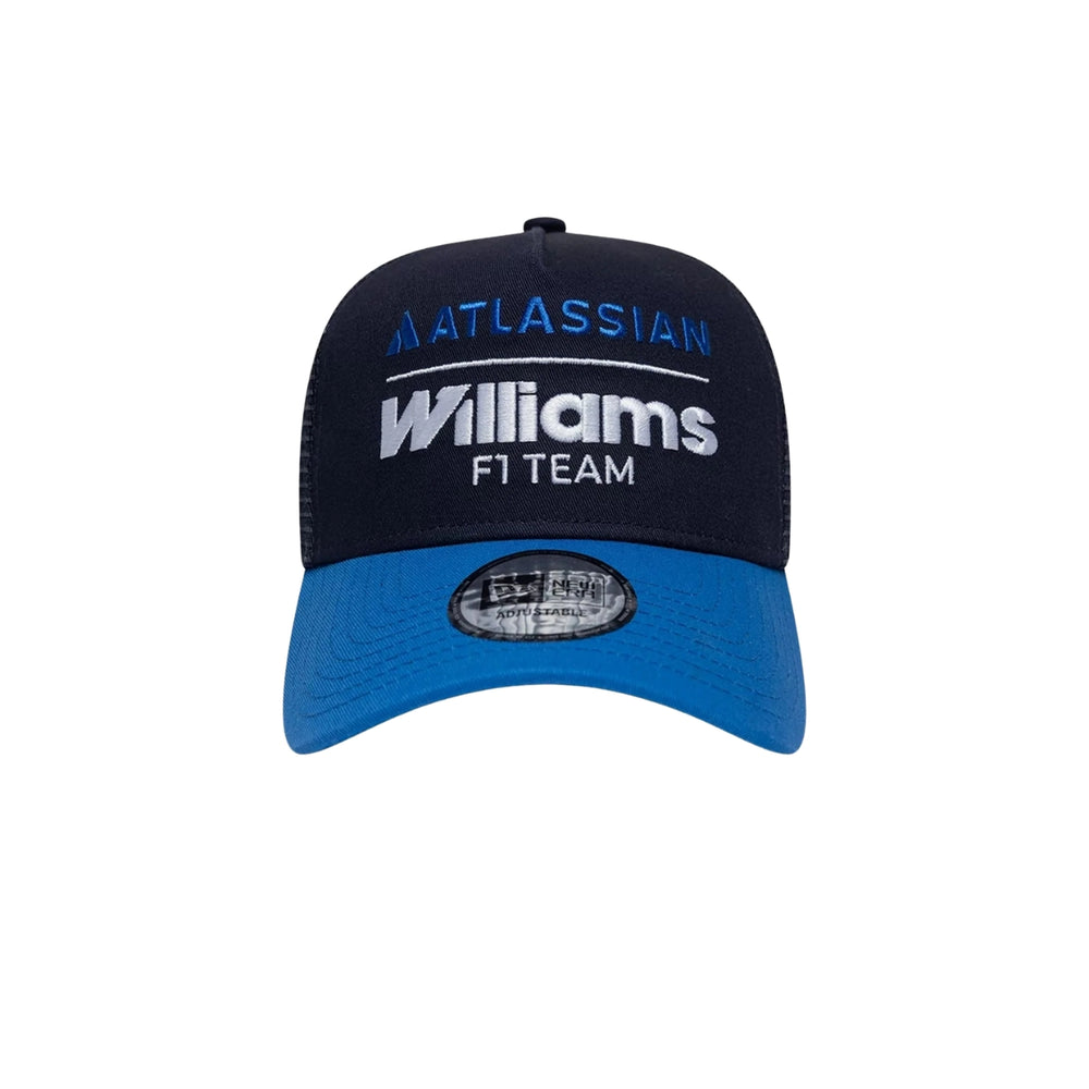 2026 Atlassian Williams Racing F1™ Team Essential 9FORTY A-Frame Trucker Adjustable Cap – Navy