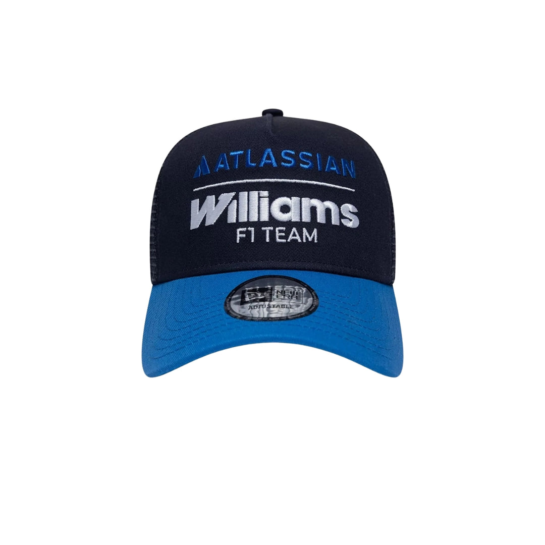 2026 Atlassian Williams Racing F1™ Team Essential 9FORTY A-Frame Trucker Adjustable Cap – Navy