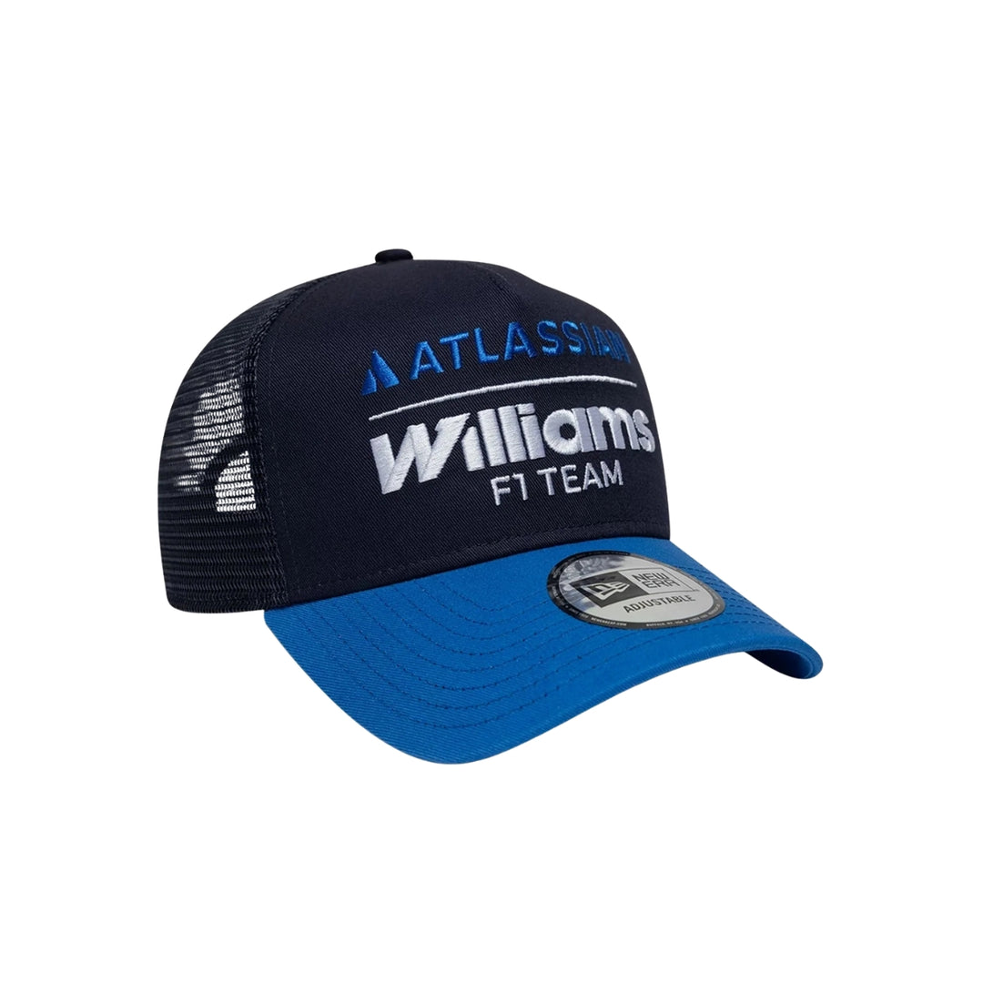 2026 Atlassian Williams Racing F1™ Team Essential 9FORTY A-Frame Trucker Adjustable Cap – Navy