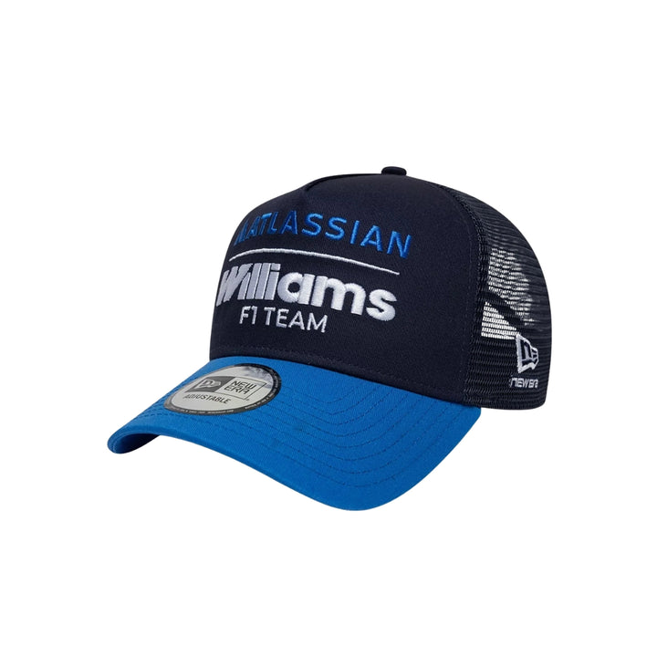 2026 Atlassian Williams Racing F1™ Team Essential 9FORTY A-Frame Trucker Adjustable Cap – Navy