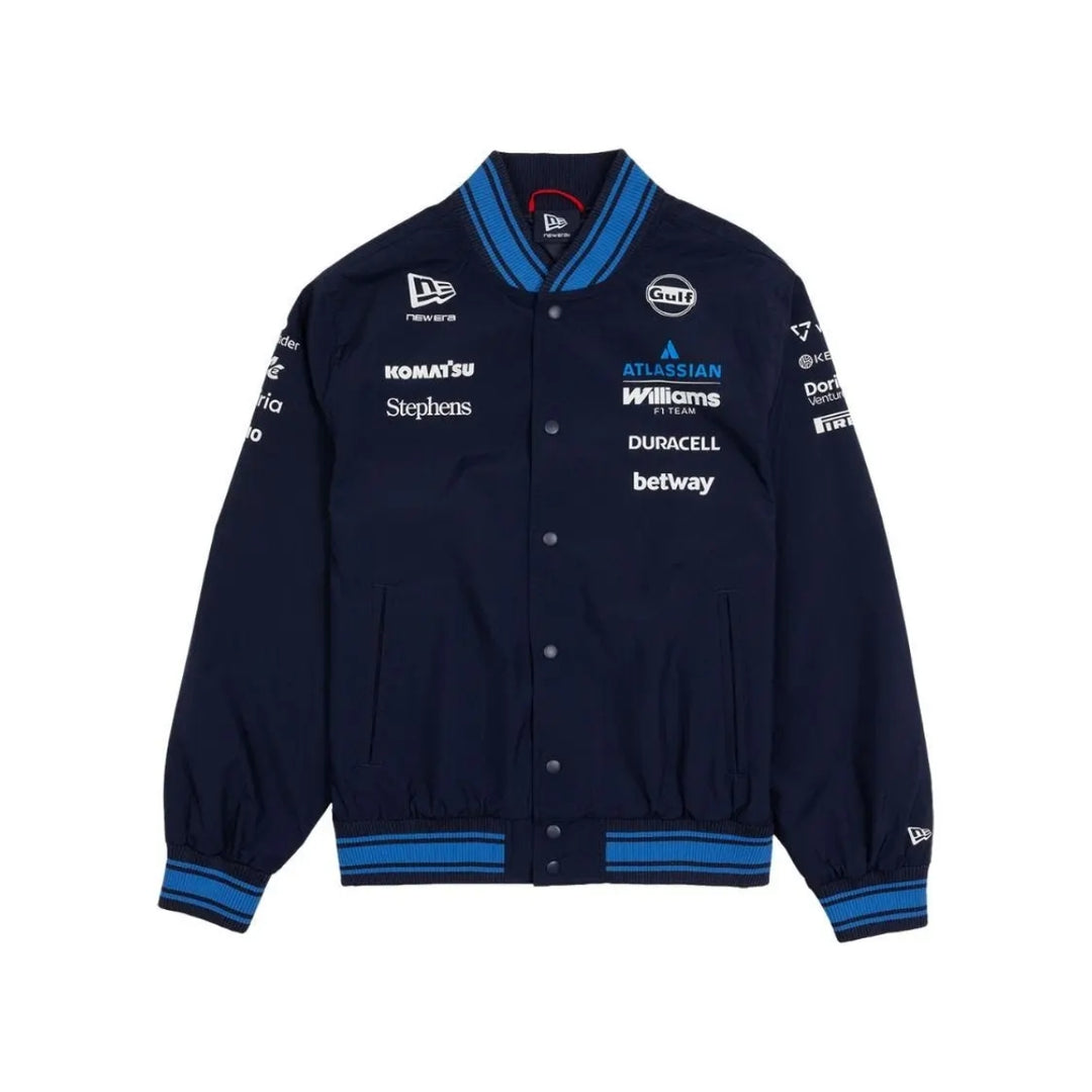 2026 Atlassian Williams Racing F1™ Team Line Varsity Jacket - Navy