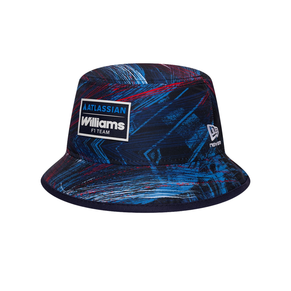 2026 Atlassian Williams Racing F1™ Team Silverstone Grand Prix Special Edition Bucket Hat - Navy/Blue/Red