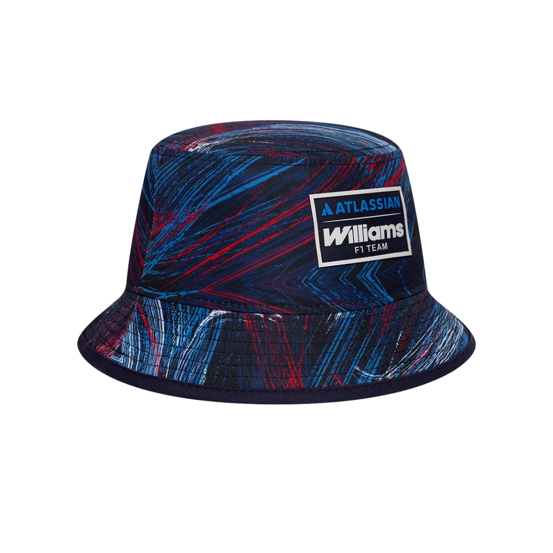 2026 Atlassian Williams Racing F1™ Team Silverstone Grand Prix Special Edition Bucket Hat - Navy/Blue/Red