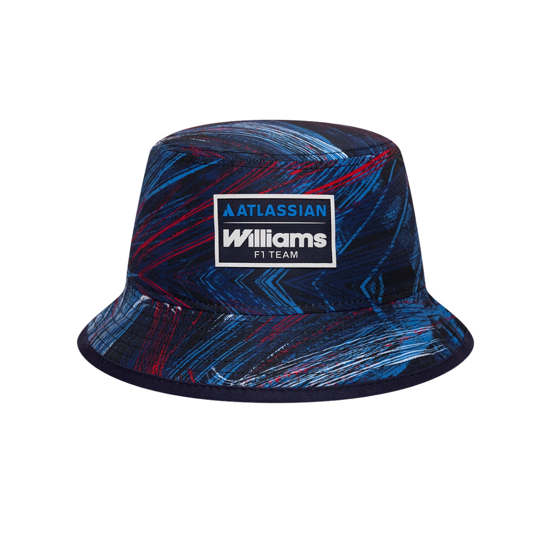 2026 Atlassian Williams Racing F1™ Team Silverstone Grand Prix Special Edition Bucket Hat - Navy/Blue/Red