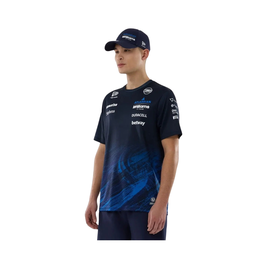 2026 Atlassian Williams Racing F1™ Team Tech T-Shirt – Navy