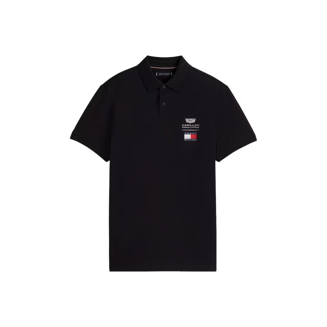 2026 Cadillac F1™ Team Small Logo Men's Polo - Black