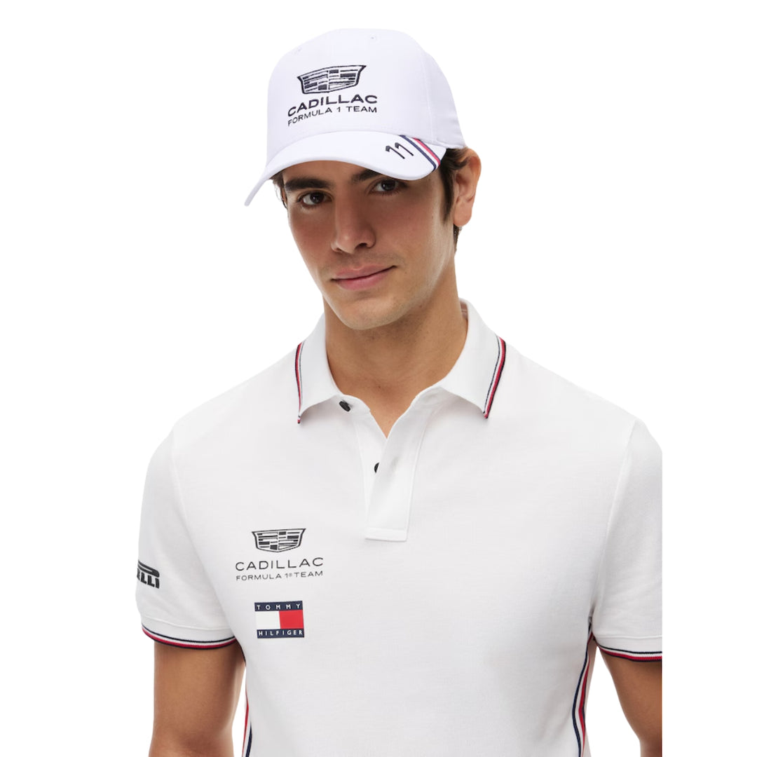 2026 Cadillac F1™ Team x Tommy Hilfiger Sergio Perez Adult Cap - White