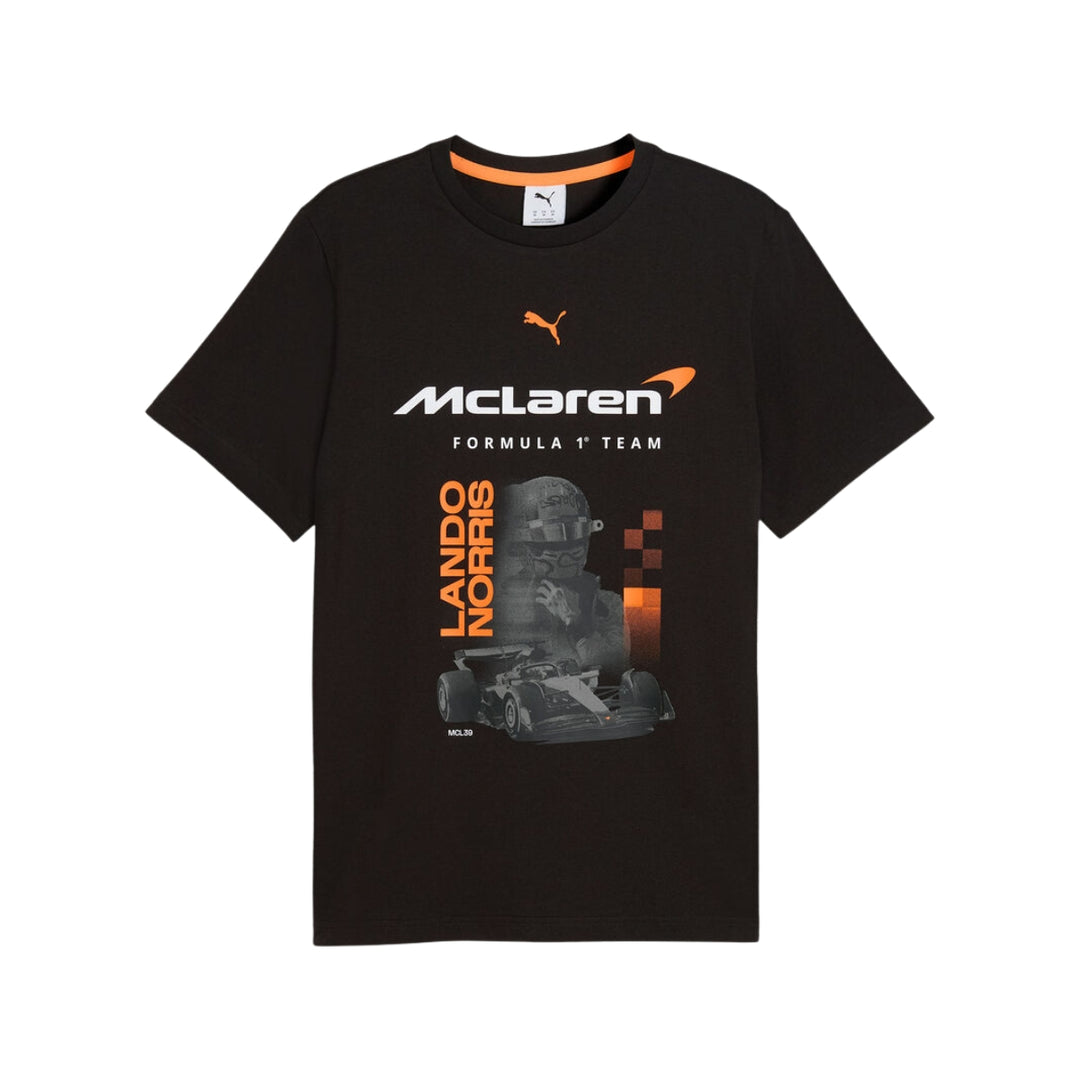 2026 McLaren F1™ Team Lando Norris Driver Graphic Adult T-Shirt - Black