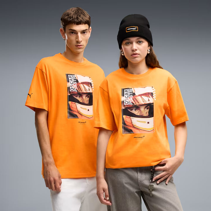 2026 McLaren F1™ Team Oscar Piastri Image Adult T-shirt - Papaya
