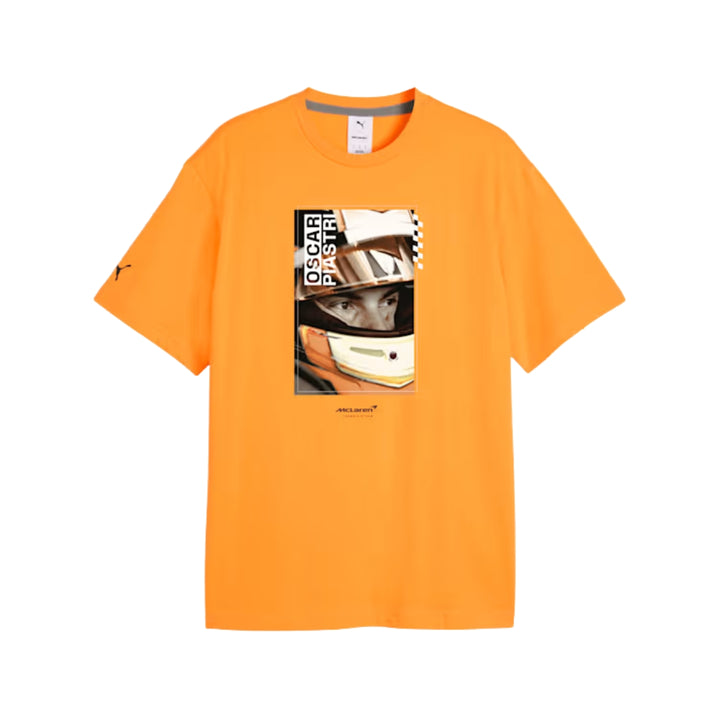2026 McLaren F1™ Team Oscar Piastri Image Adult T-shirt - Papaya