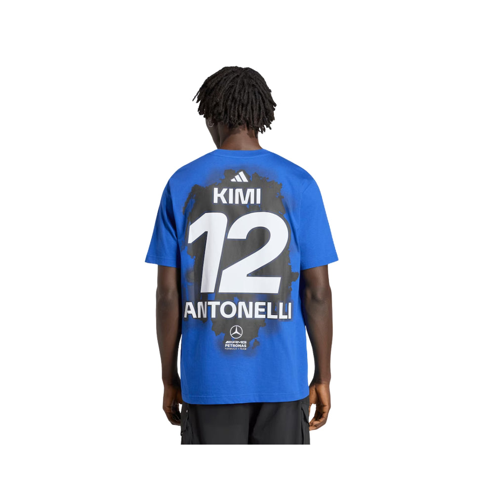 2026 Mercedes AMG Petronas F1® Team Driver Kimi Antonelli T-Shirt - Blue
