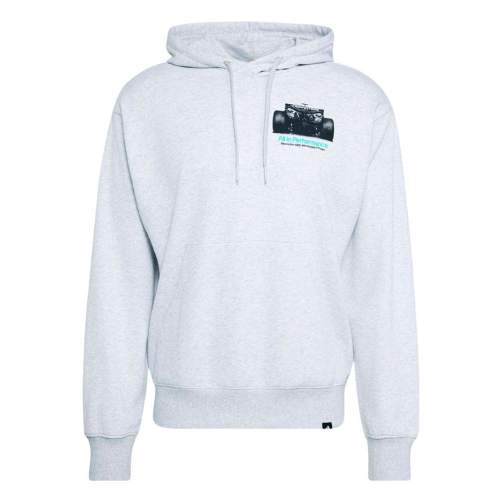 2026 Mercedes AMG Petronas F1™ Team X Adidas Graphic Adult Hoodie - Grey