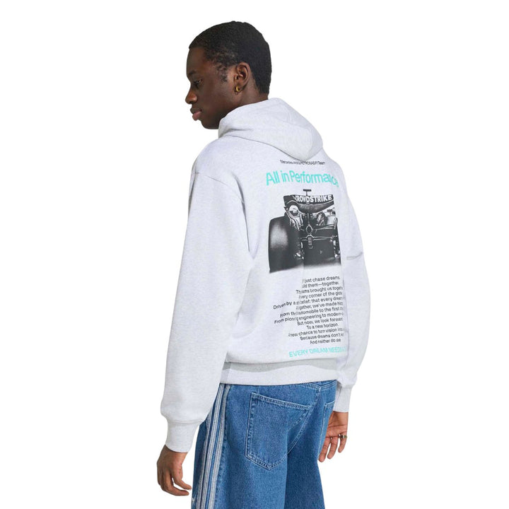 2026 Mercedes AMG Petronas F1™ Team X Adidas Graphic Adult Hoodie - Grey