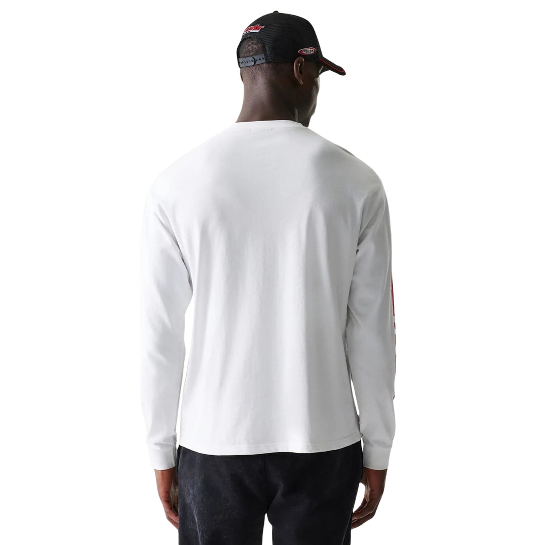 2026 NewEra Red Bull Racing F1™ Team Graphic Long Sleeve T-shirt - White / Black