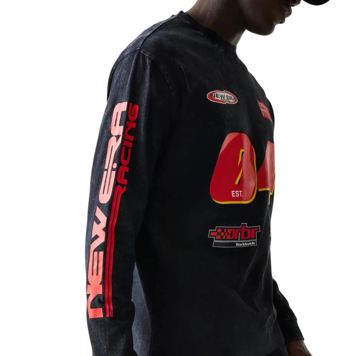 2026 NewEra Red Bull Racing F1™ Team Graphic Long Sleeve T-shirt - White  Black