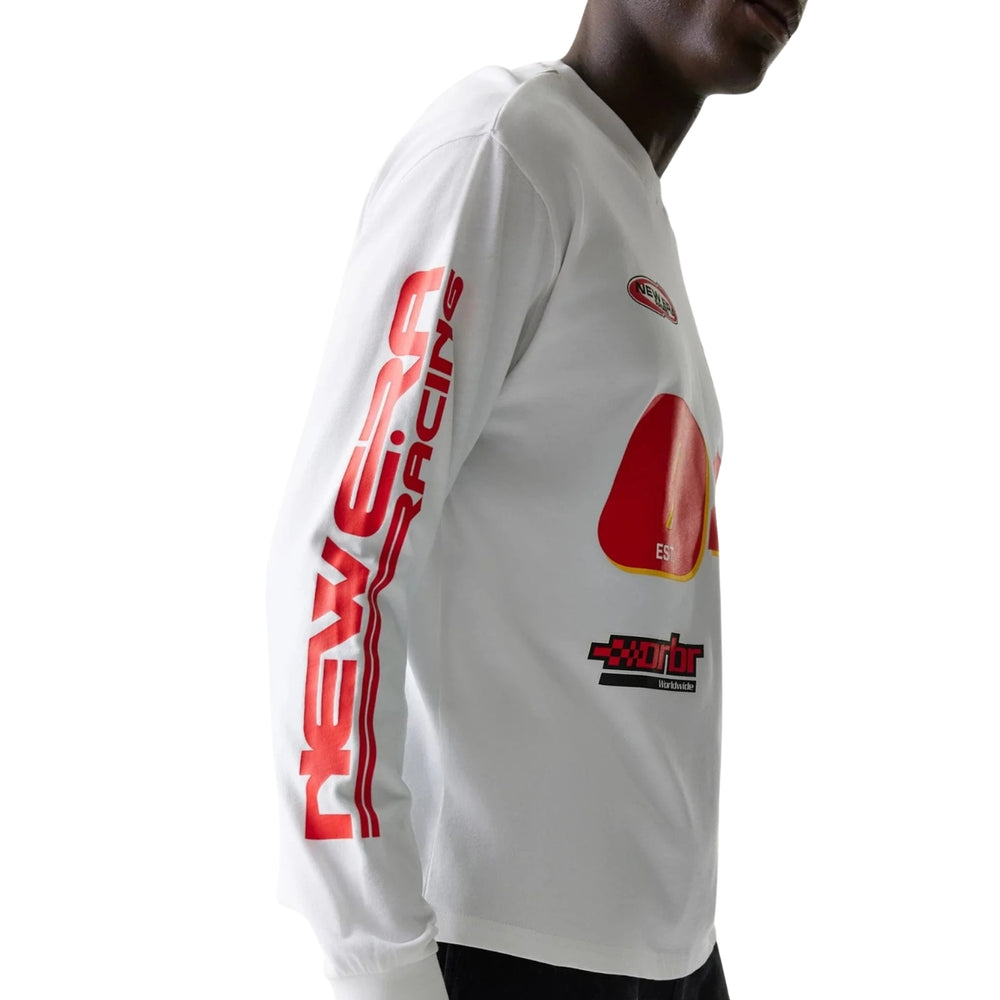 2026 NewEra Red Bull Racing F1™ Team Graphic Long Sleeve T-shirt - White / Black