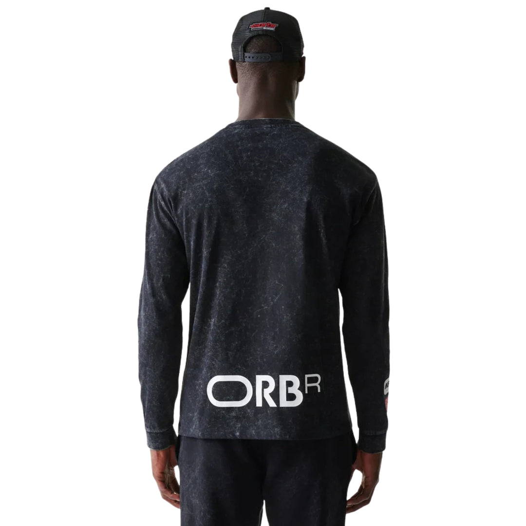 2026 NewEra Red Bull Racing F1™ Team Linear Graphic Long Sleeve T-shirt - Blue / Black