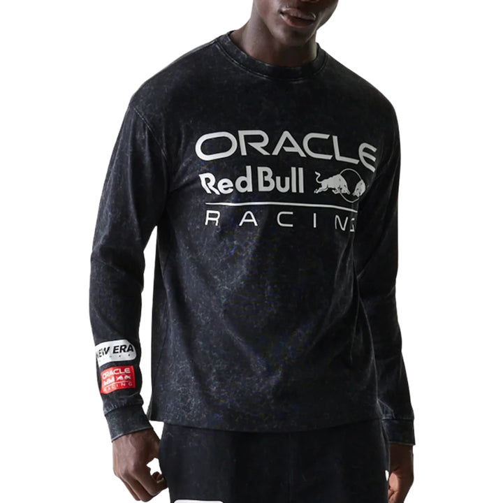 2026 NewEra Red Bull Racing F1™ Team Linear Graphic Long Sleeve T-shirt - Blue / Black