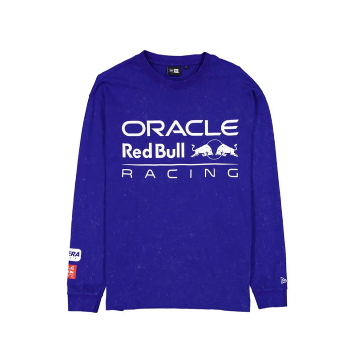 2026 NewEra Red Bull Racing F1™ Team Linear Graphic Long Sleeve T-shirt - Blue / Black