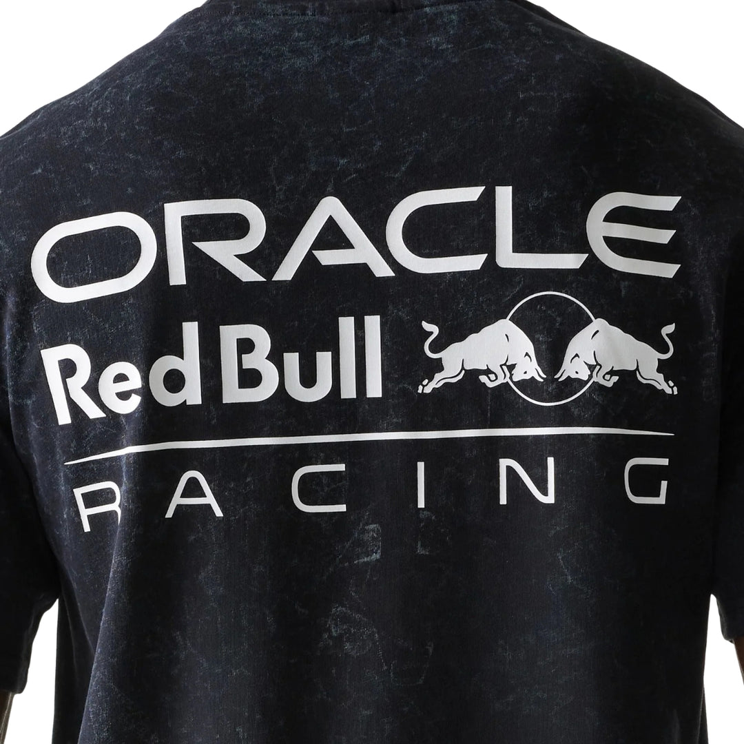 2026 New Era Red Bull Racing F1™ Team Linear Oversized Graphic T-shirt - Blue / Black / Grey