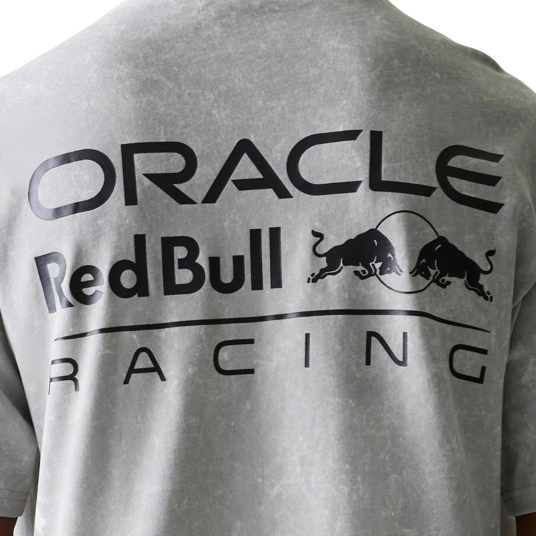 2026 New Era Red Bull Racing F1™ Team Linear Oversized Graphic T-shirt - Blue / Black / Grey