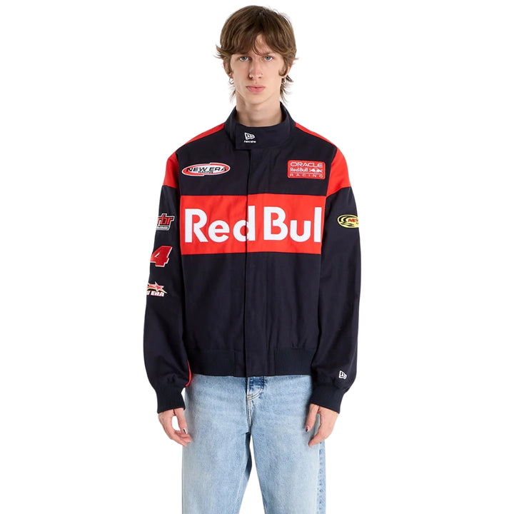 2026 NewEra Red Bull Racing F1™ Team Motorsport Canvas Jacket - Black