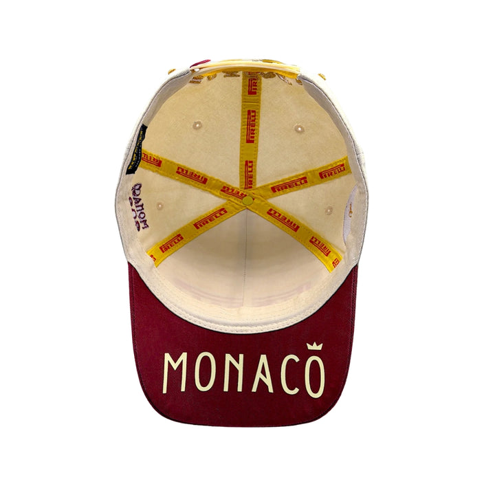2026 Pirelli F1™ Podium Monaco Grand Prix Special Edition Cap – Cream / Burgundy