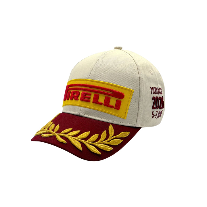 2026 Pirelli F1™ Podium Monaco Grand Prix Special Edition Cap – Cream / Burgundy