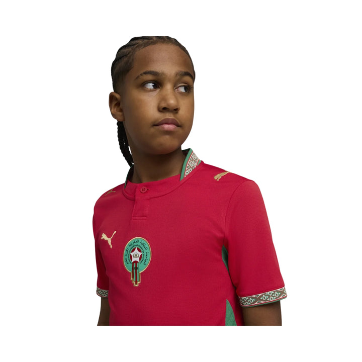 2026 Puma Morocco Kids Home Jersey - Red