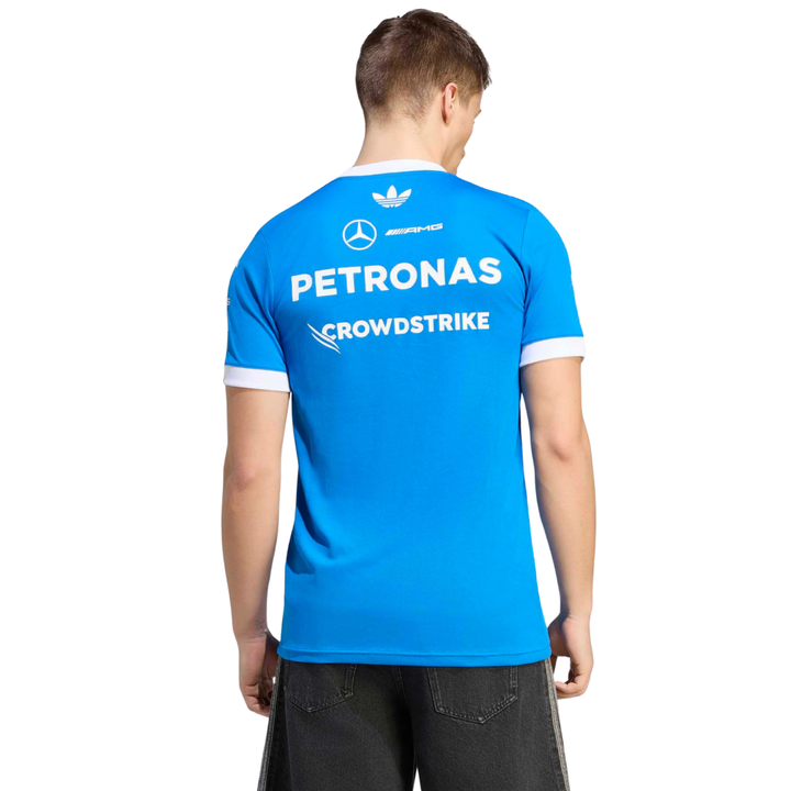 2026 Adidas Mercedes-AMG Petronas F1™ Team Special Edition Silverstone Blue Wonder T-shirt - Blue