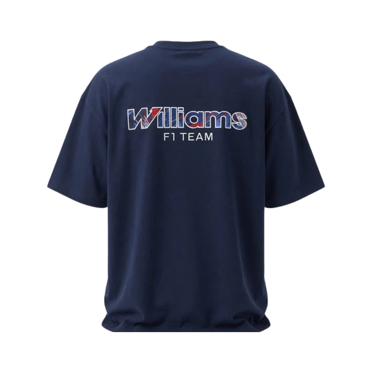 2026 Atlassian Williams Racing F1™  GB Oversized Adult Tee - Night Shift Navy
