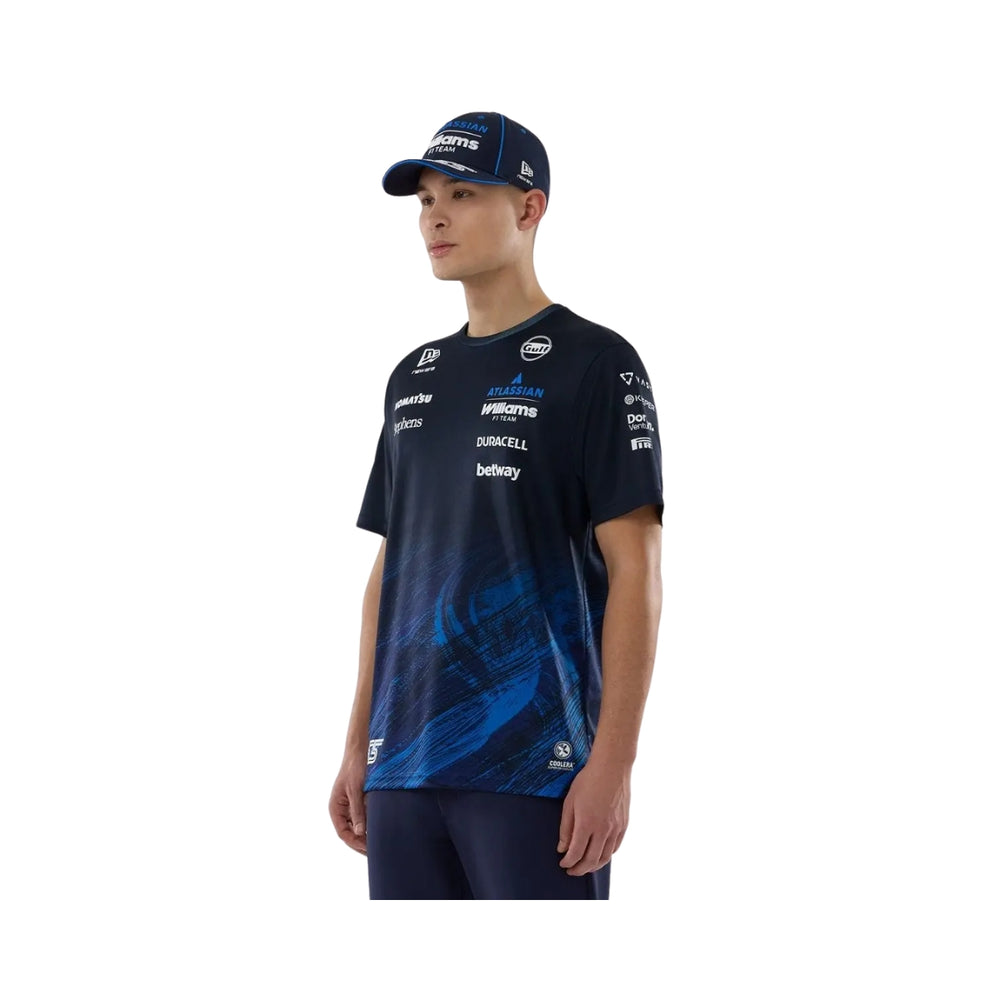 2026 Atlassian Williams Racing F1™ Team Driver2026 Carlos Sainz Tech T-Shirt – Navy