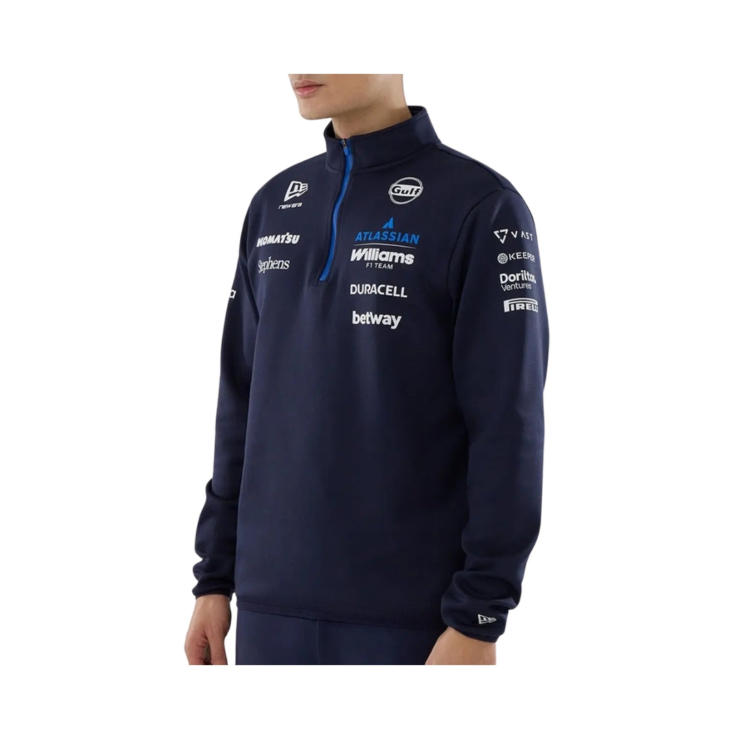2026 Atlassian Williams Racing F1™ Team Men's Quarter Zip - Navy