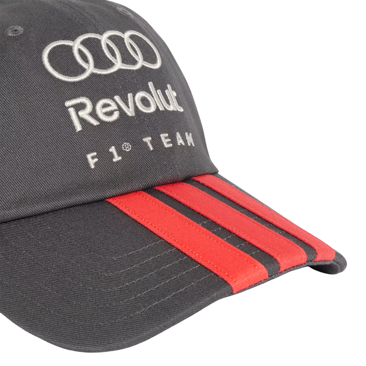 2026 Audi Revolut F1™ Team Adidas DNA 3 Stripes Cap - Black