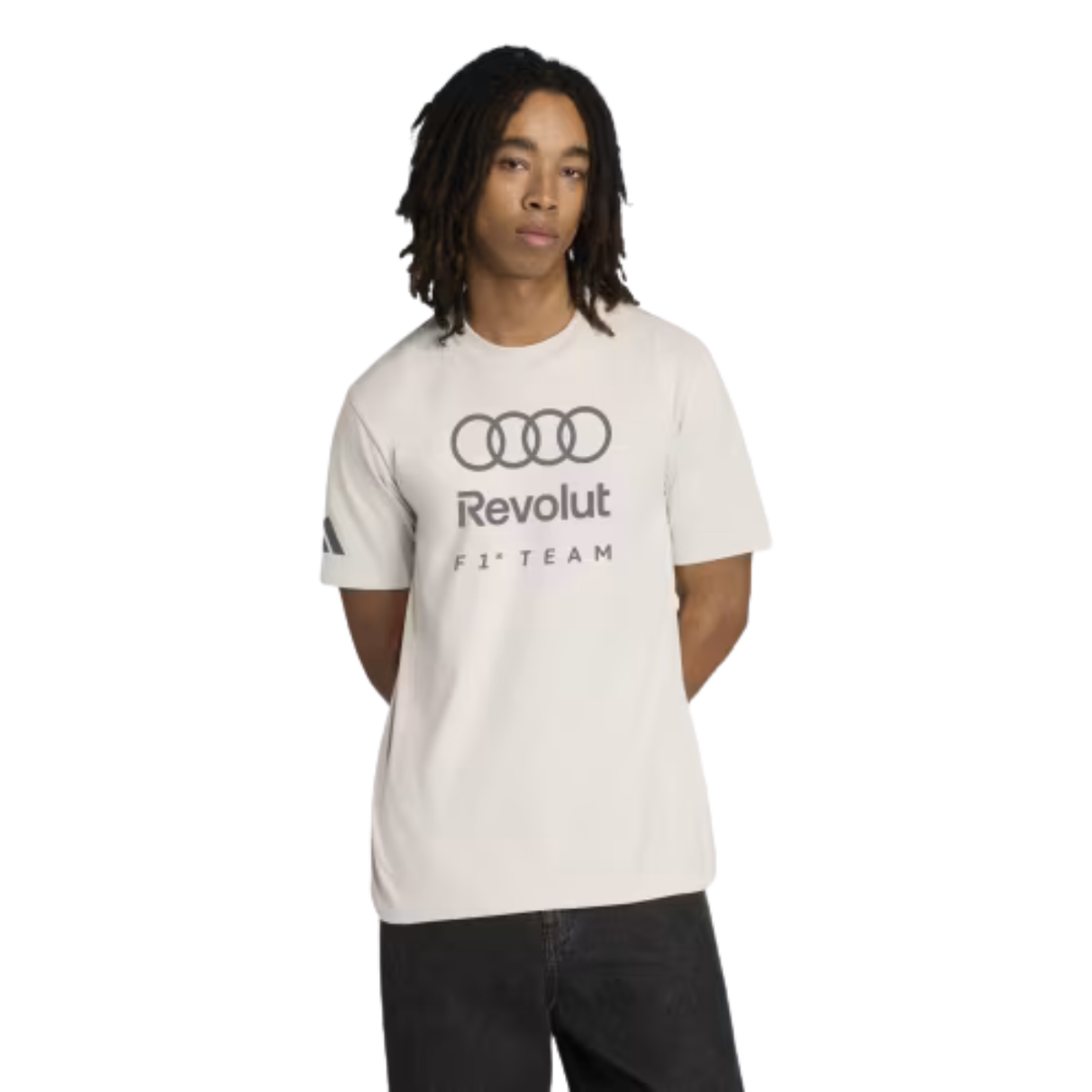 2026 Audi Revolut F1™ Team x Adidas DNA Graphic T-shirt - Chalk Pearl