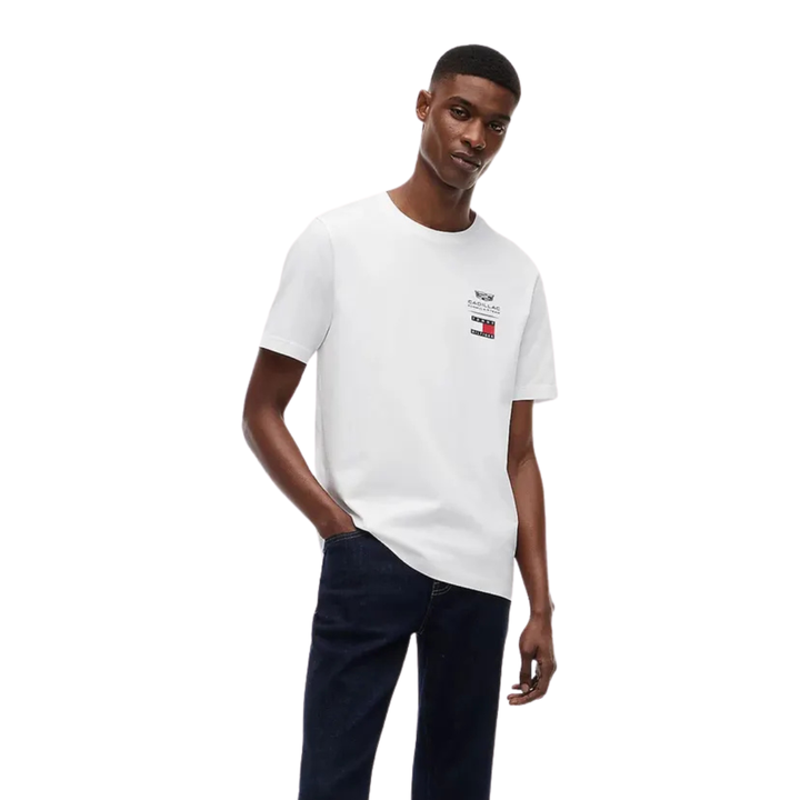 2026 Cadillac F1® Team x Tommy Hilfiger Graphic Logo Unisex T-Shirt - White