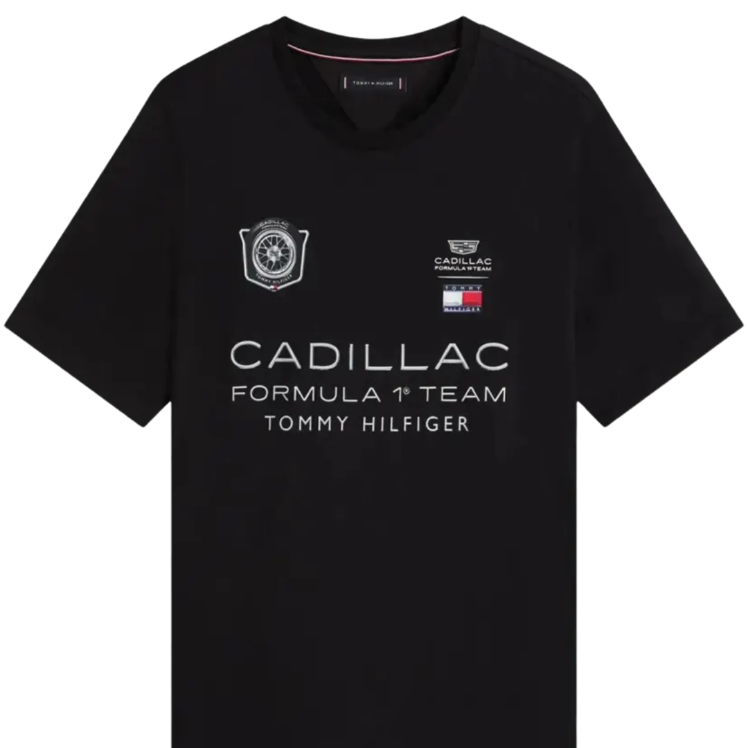 2026 Cadillac F1® Team x Tommy Hilfiger Racing Graphic Unisex T-Shirt - Black