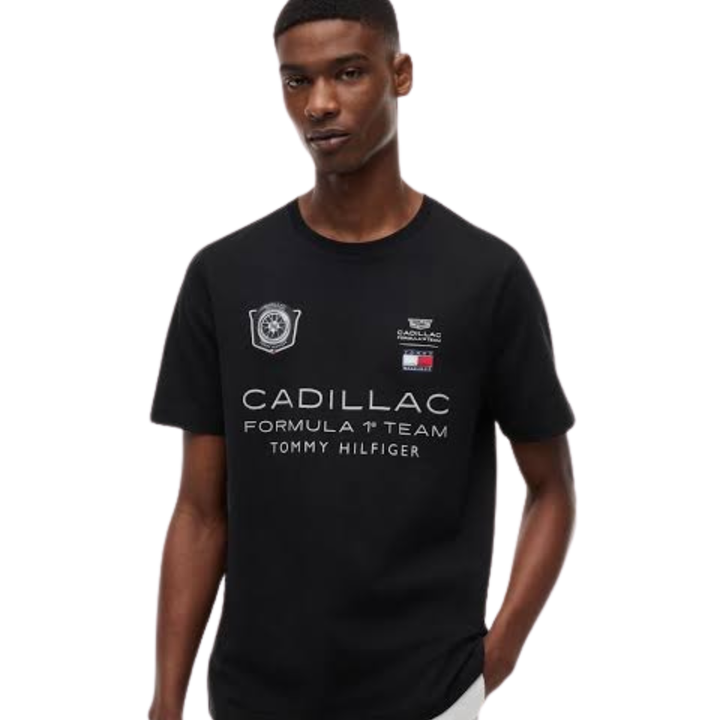 2026 Cadillac F1® Team x Tommy Hilfiger Racing Graphic Unisex T-Shirt - Black