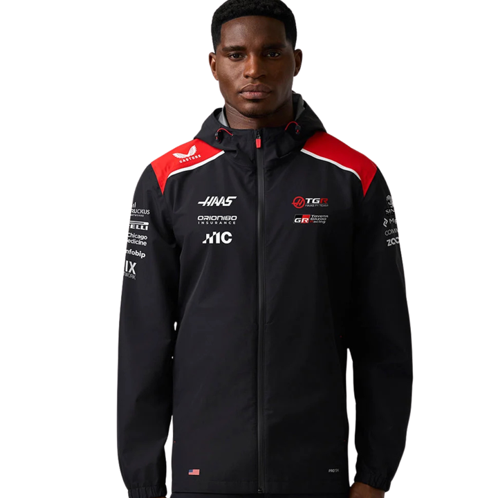 2026 Haas F1™ Team Castore Unisex Raincoat - Black