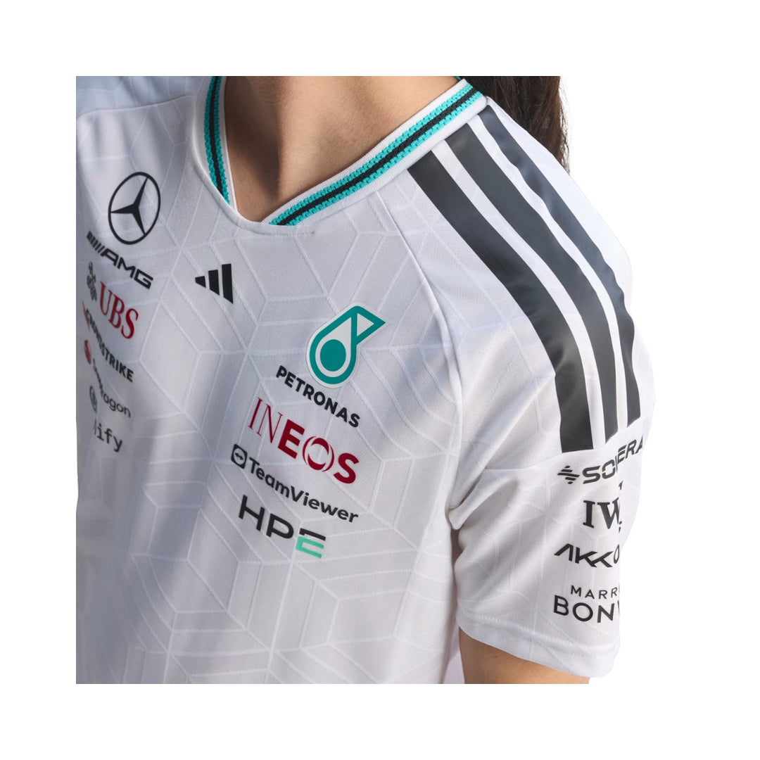2026 Mercedes-AMG Petronas F1™ Team X Adidas Driver Authentic Jersey - Black / White