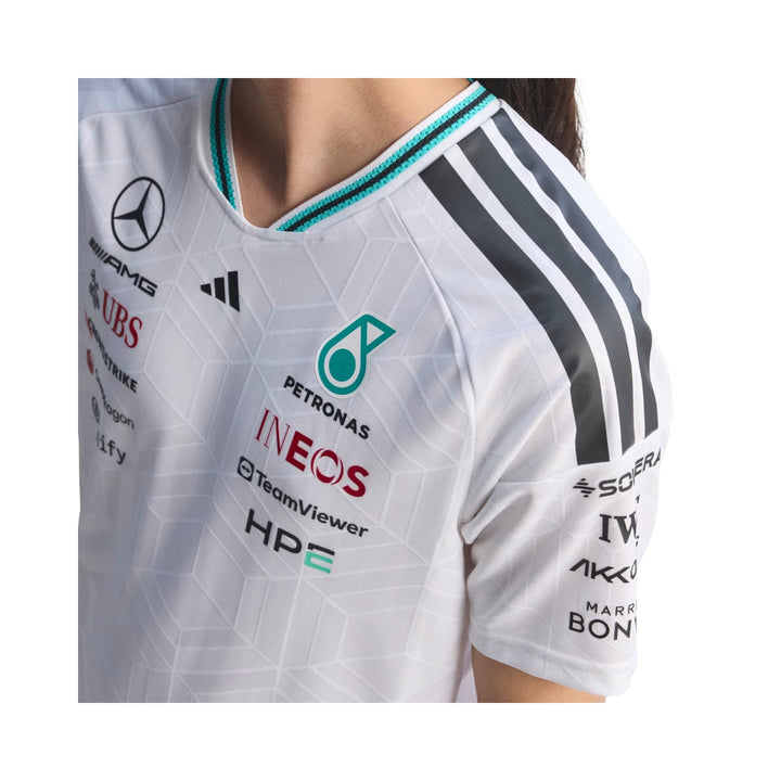 2026 Mercedes-AMG Petronas F1™ Team X Adidas Driver Authentic Jersey - Black / White